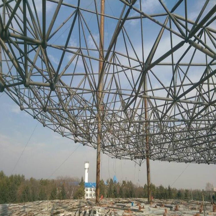益阳球形网架钢结构施工方案